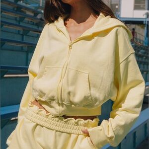 Daily Drills Cropped Zip Hoodie